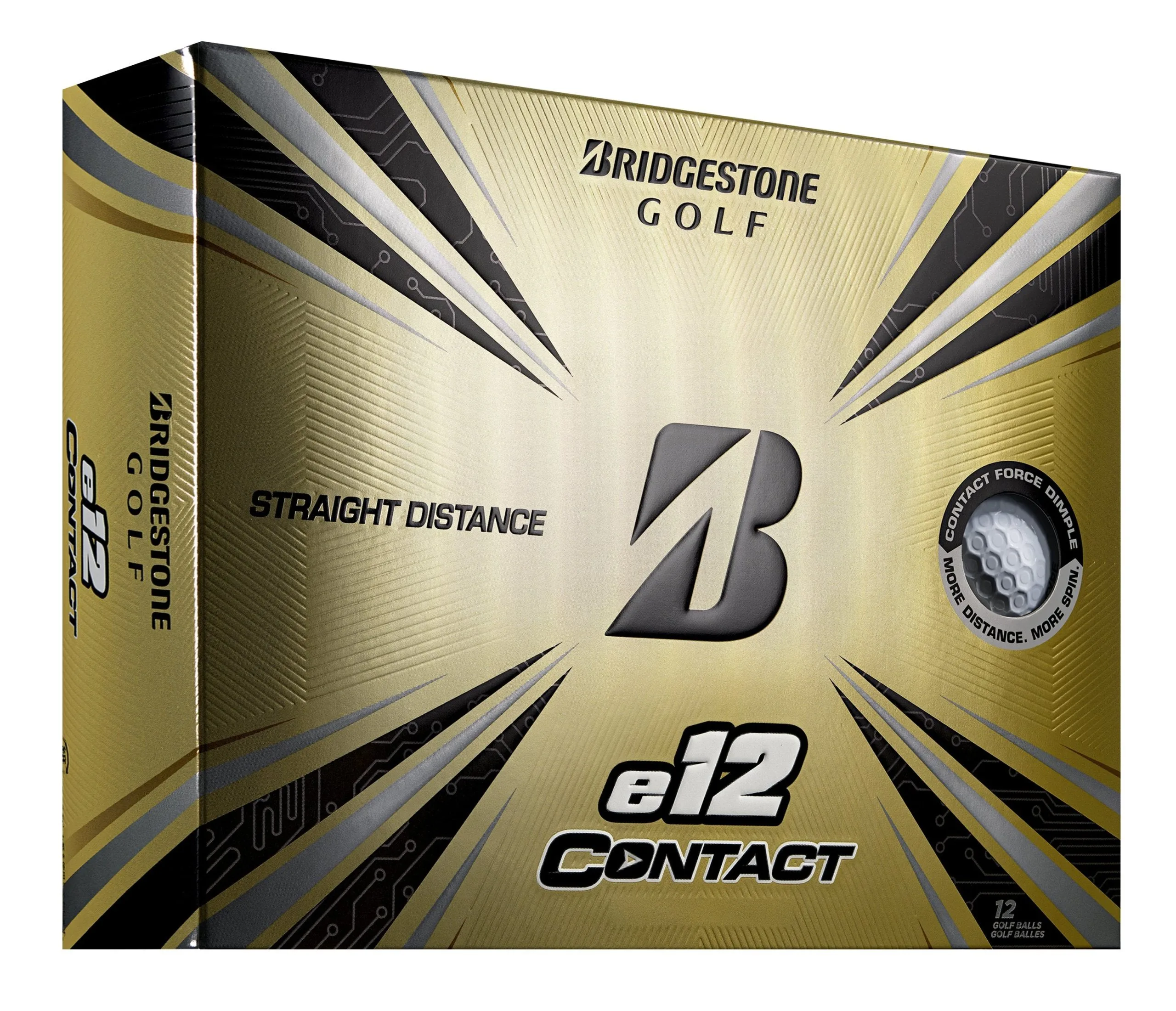 Bridgestone E12 Contact Golf Balls 1 Bridgestone E12 Contact Golf Balls