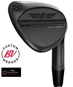 Golf Clubs sales 16 Titleist (Personalised) Wedgeworks Vokey SM9 Jet Black Wedge